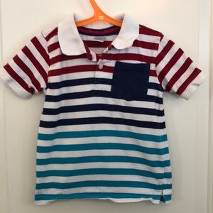 Gymboree striped cotton polo shirt size 3t